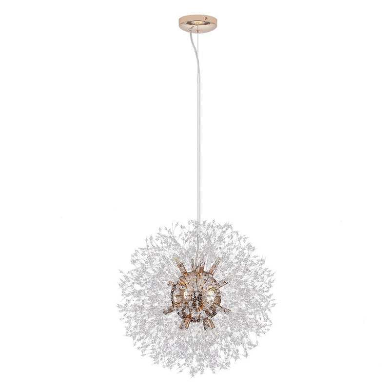 Luksusowy Żyrandol z 20 Światłami - Efekt Fajerwerku