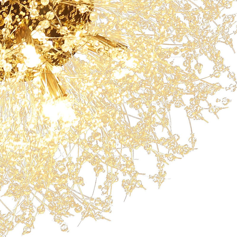 Luksusowy Żyrandol z 20 Światłami - Efekt Fajerwerku