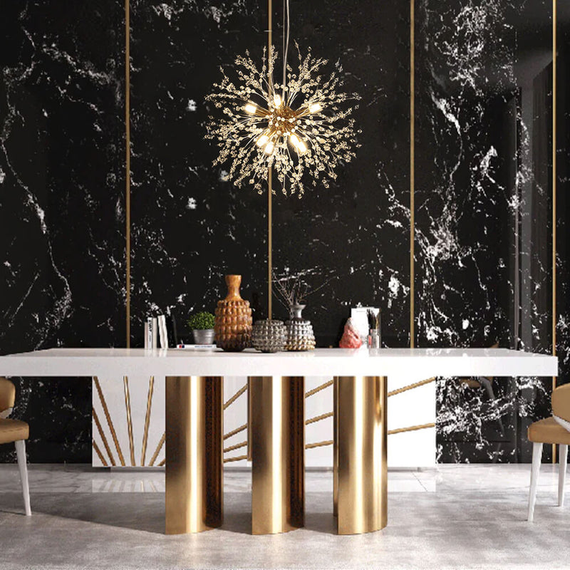 Luksusowy Design Sputnik z 8 Punktami