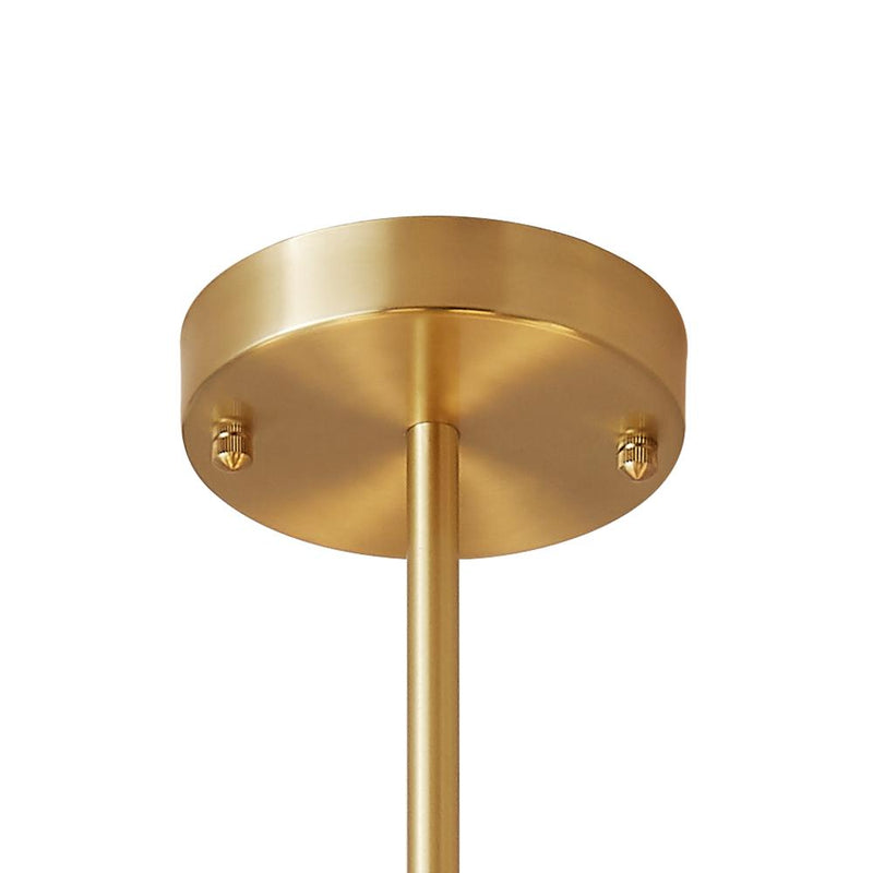 Efektowny Żyrandol Szklany z Opalowymi Kulkami