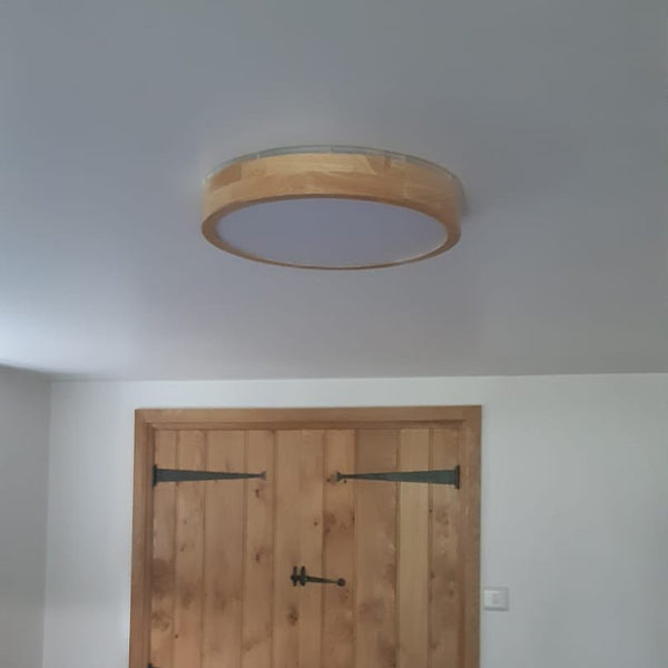 Skandynawska Lampa Sufitowa LED z Funkcją Ściemniania