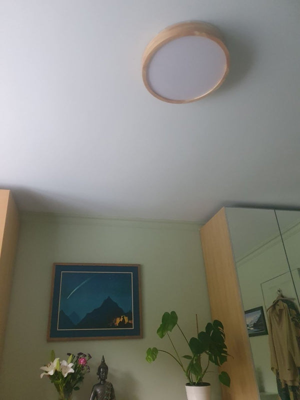 Skandynawska Lampa Sufitowa LED z Funkcją Ściemniania