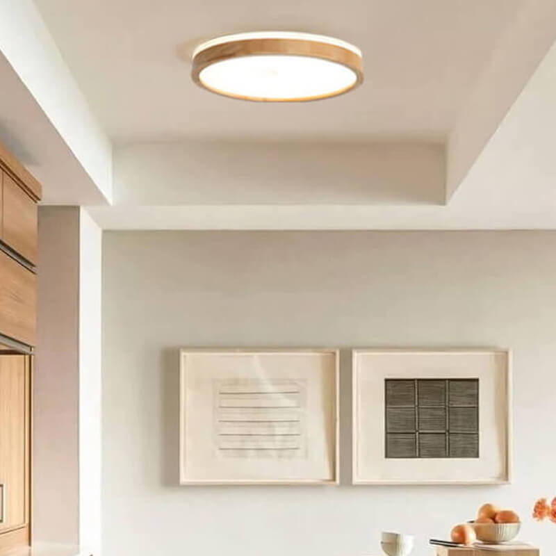 Skandynawska Lampa Sufitowa LED z Funkcją Ściemniania