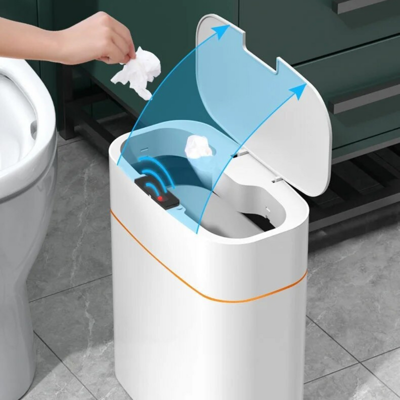 Nowoczesny Kosz z Automatycznym Otwarciem