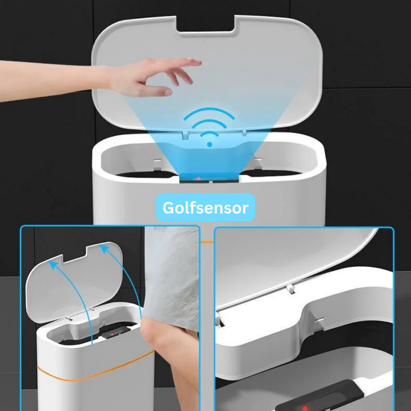 Nowoczesny Kosz z Automatycznym Otwarciem