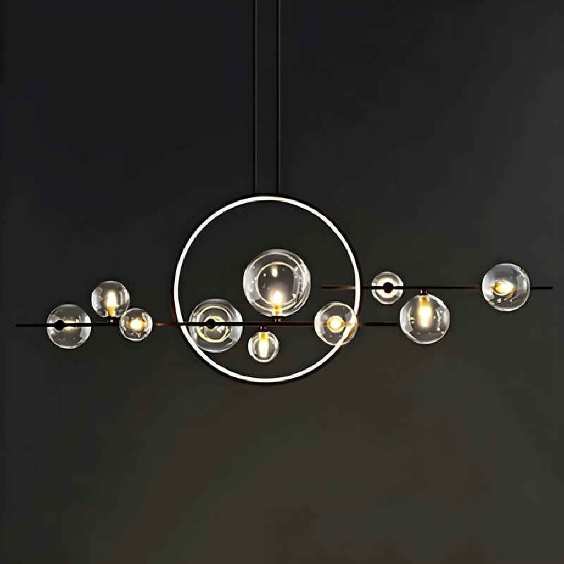 Nowoczesna Lampa Kule Szklane w Stylu Skandynawskim