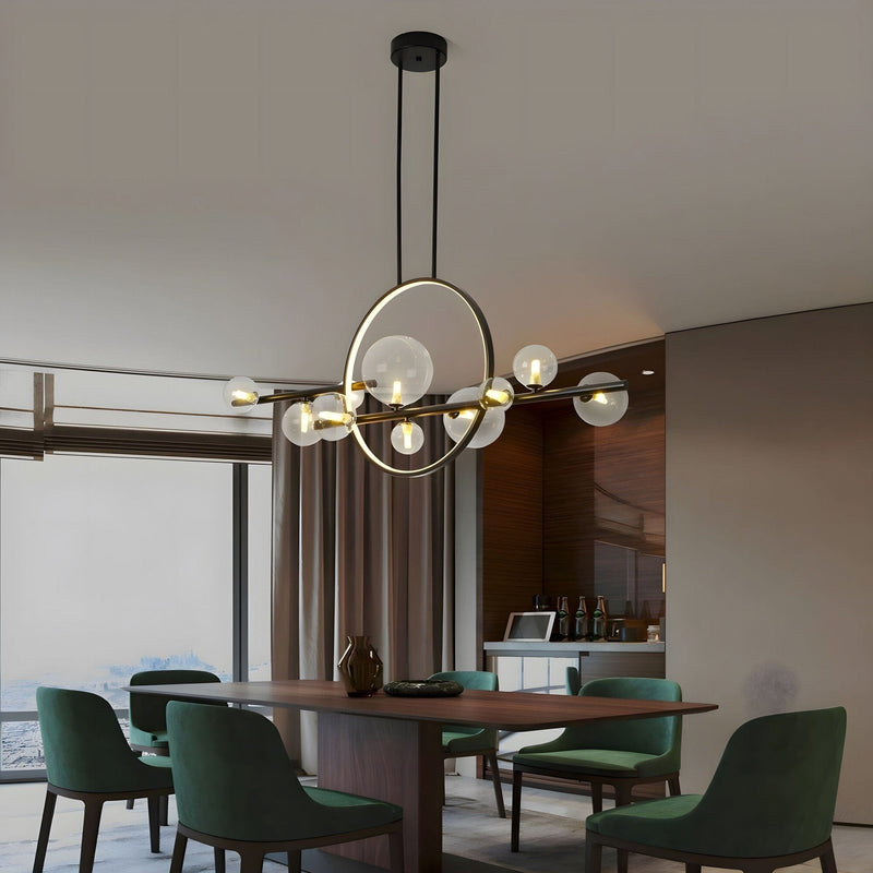 Nowoczesna Lampa Kule Szklane w Stylu Skandynawskim