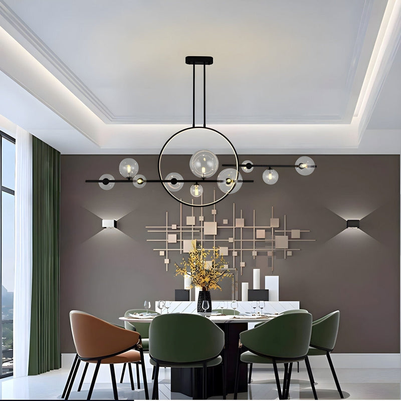 Nowoczesna Lampa Kule Szklane w Stylu Skandynawskim