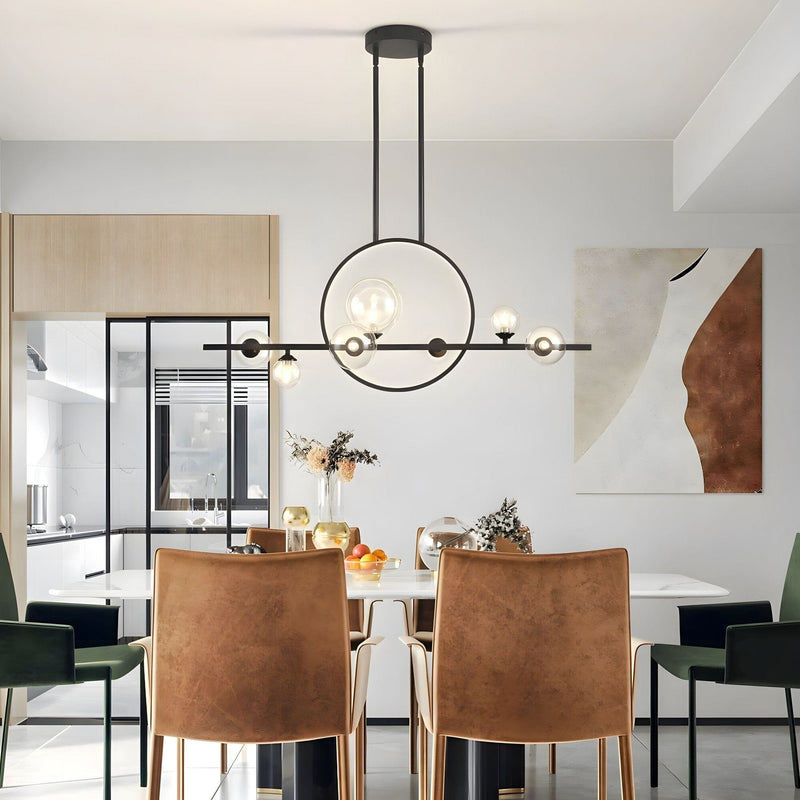 Nowoczesna Lampa Kule Szklane w Stylu Skandynawskim