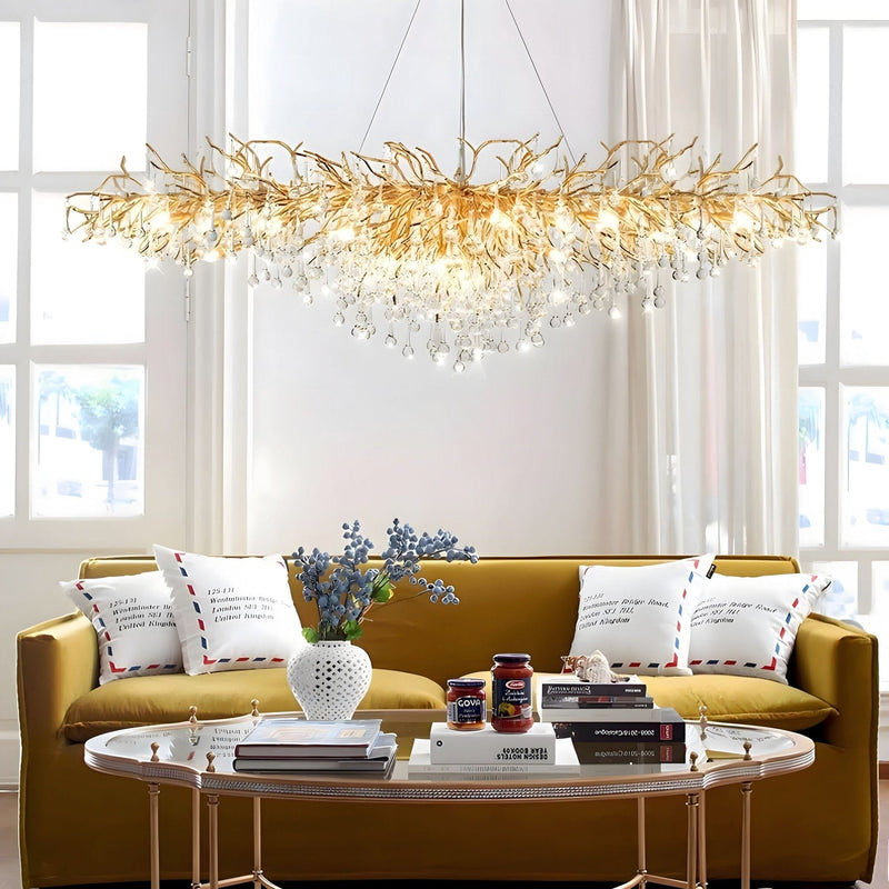 Klasyczny Żyrandol Kryształowy w Stylu Glamour