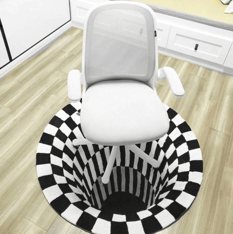 Trójwymiarowy dywan Iluzja optyczna w Twoim domu