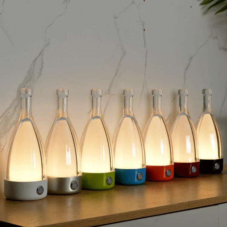 Twórz atmosferę z lampą LED w kształcie butelki