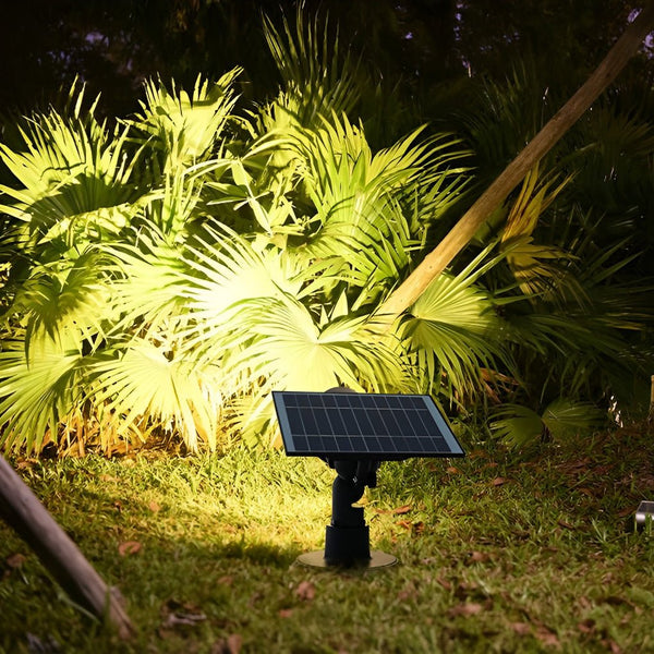Regulowane Lampy Solarne Ogrodowe do Podświetlenia Roślin i Drzew