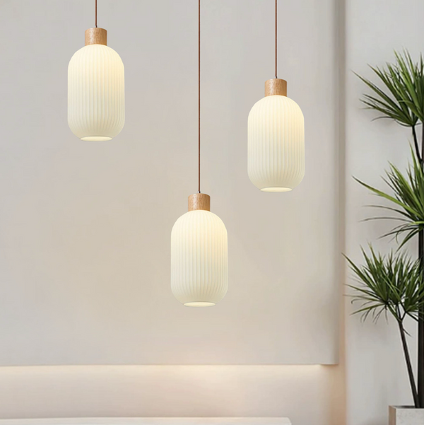 Szklana Lampa w Stylu Skandynawskim